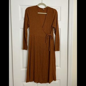 Old Navy Long Sleeve Wrap Dress